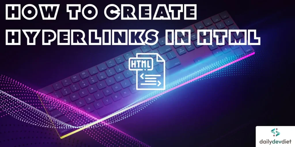 how to create hyperlinks in html